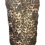 Jaclyn Smith Leopard Print Puffer Vest Sleeveless Jacket Animal Print Padded Warm‎ Photo 0