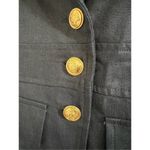 Joie  NWT blue linen button collared jacket blazer size M Photo 4