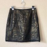 Elie Tahari  gold lace mini skirt size 2 Photo 1