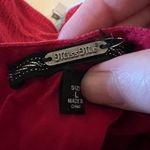 Miss Me Suede Strap Sleeveless Dress Lace At Bodice And Hem Rayon NWT Large Photo 7