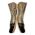 Crocs Cap Toe Leopard Print Ballet Flats Women’s size 7 Photo 2