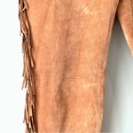 Saguaro Leather Fringe 5 Pocket Jean Style Cowgirl Western Pants 12 Photo 3