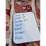 Vision USA Women Size S Sleeveless Blouse Top Flowers Crochet Cottagecore Pink Photo 5