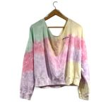 PINK - Victoria's Secret Victorias Secret Pink Everyday Lounge Crop Crew Sweatshirt Top Freya large VS Photo 3