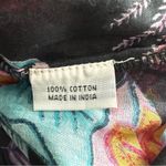 New! Kikisol Painted Floral 100% Cotton Tunic Beach Cover Photo 4