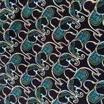 Crown & Ivy Women’s Elephant Patterned Shorts Size 12 Navy Blue Green Preppy Photo 4