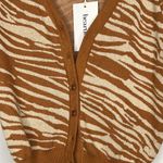 Revolve NWT HEARTLOOM Zelata Linen Blend Cardigan Sweater in Clay Orange Photo 4