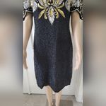 Laurence Kazar  Vintage  Beaded Embroidered Dress Size L And Jacket M Photo 3