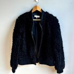 John + Jenn  Sherpa Bomber Jacket Sz M Photo 2