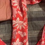 SheIn  Pink White Bikini Swimsuit Two Piece Size Large EUC #6472 Photo 2