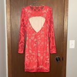 Mystic  Woman’s Lace Long Sleeve Mini Woman’s Dress Size Large Photo 5