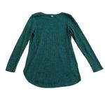 Calvin Klein Emerald Green Pullover Sweater Glitter Sparkle Size Small Women's Photo 6