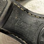 Tsonga Brown Leather Boots Ankle Booties Womens 38 7.5 South Africa Embroidered Photo 5