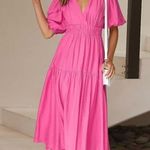 NEW Puff Sleeve V Neck A Photo 1