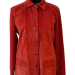 Cable & Gauge  Mix Media Suede leather Jacket Womens Size‎ XL Knit Long Sleeve Photo 0