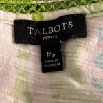 Talbots Womans Shirt Size MP Art To Wear Artsy Eclectic Crochet Detail Travel Photo 4