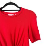 Aritzia Wilfred Free Twist Front Top Red X-Small Photo 3