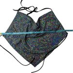 PaperMoon Y2K Disco Diva  Shimmering Glitter Iridescent Fairy Clubwear Halter Top Photo 13