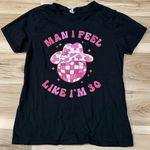 30th Birthday Dirty Thirty Western Tee Shirt Women’s Large Black Photo 0