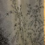 Ann Taylor Black 100% Silk Skirt w/ Black Beads Sewn into Lower Area of Skirt Photo 1