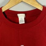 H & M womens Red Happy holidays printed sweatshirt size S Photo 1