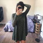 Show Me Your Mumu NWOT New Green Crochet Lace Eyelet Long Sleeve Dress XS Photo 1