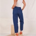 Big Bud Press Trousers Women’s Size Small Petite Dark Wash Cotton Denim Pants Blue Photo 1