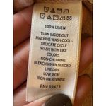 Antibes Blanc Dress Women Small Pink Linen Tassel Sleeve Shift Mini Lagenlook‎ Photo 8