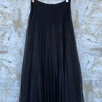 ANINE BING  Pleated Tulle Skirt size XS black metallic Photo 0