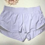 Lululemon Hotty Hot High Rise Athletic Shorts Lavender Dew Purple Size 12 Photo 4