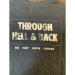 Civil Regime Through Hell & Back Distressed Grunge Rave Dress Large Bleach Rips‎ Black Photo 15