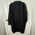 Frank & Eileen  Mary Famous Denim Shirt Dress in Black XL Photo 3