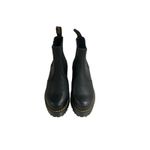 Dr. Martens Rometty Chelsea Heeled Boots Women Sz 7 Black Leather Pull On Shoes Photo 4