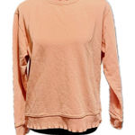 Topshop  women’s size small, 4–6 cropped ruffle sweatshirt‎ Photo 0