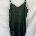 Sam Edelman NWT  satin Spaghetti Strap Green Dress Size 10 Photo 0