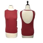 Good American Women's The Easy Breezy Open-Back Tank Top Hibiscus Size 0 XS Photo 1