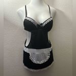 Rampage  Intimates Sexy Elegant Maid Cosplay Black & White Lace Lingerie L Photo 1