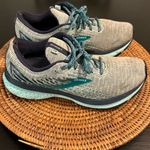 Brooks  Navy and Gray Athletic Shoes Photo 3