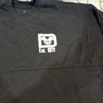 Disney Walt World Spirit Jersey Adult XS Black Long Sleeve Crew Mickey Mouse Photo 8