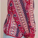 Anthropologie Maeve Gretchen Patchwork Paisley Western Boho Long Sleeve Photo 1