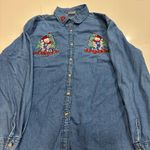 Bobbie Brooks Blue VTG Denim Shirt teddy bears embroidered Size undefined Photo 1