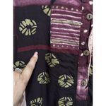 Bella Burgundy/Black Button Down Long Sleeve Shirt Dress Size‎ 1X High/low Tan Size XL Photo 5