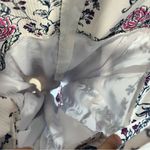 Miami Deep V Floral Short Sleeve Romper Back Tie Photo 3