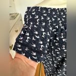 Max jeans  Swallows Print Navy Off the Shoulder Top Photo 3
