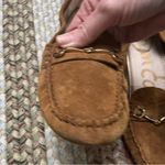 Sam Edelman Falto Tan Suede driving loafers with gold tone horsebit size 8.5 Photo 5