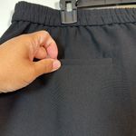 J.Crew  Black Casual Pant Joggers Gold Hardware Zippers Back Pockets Size 14 EUC Photo 5