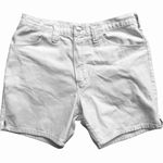 Vintage Wrangler white denim high waist mom jeans shorts 34 waist Photo 10