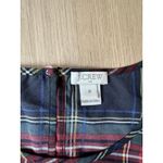 J.Crew Drapey Holiday Plaid Ruffle-Sleeve Top Size Medium 2170 Photo 6