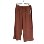 Athleta NWT  Echo Wide Leg Cropped Pants Burnt Orange Photo 2