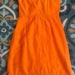Judith March NWT Orange Strapless Game Day Dress Size Small Photo 0